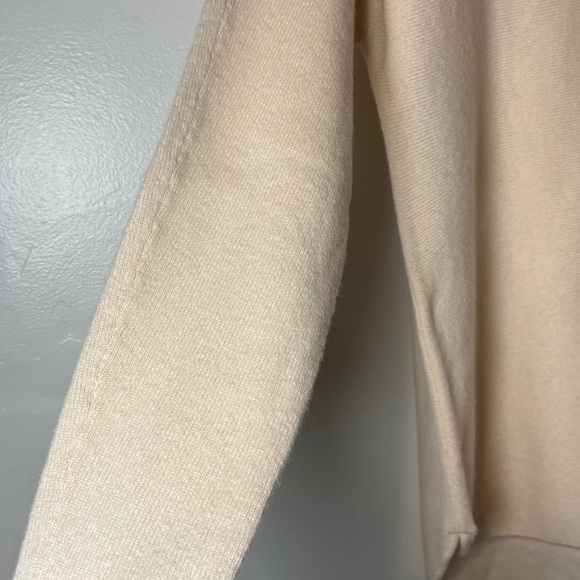 NWT Gentle Herd 100% Cashmere‎ Peach Boat Neck Oversized Sweater Sz S - Picture 5 of 10